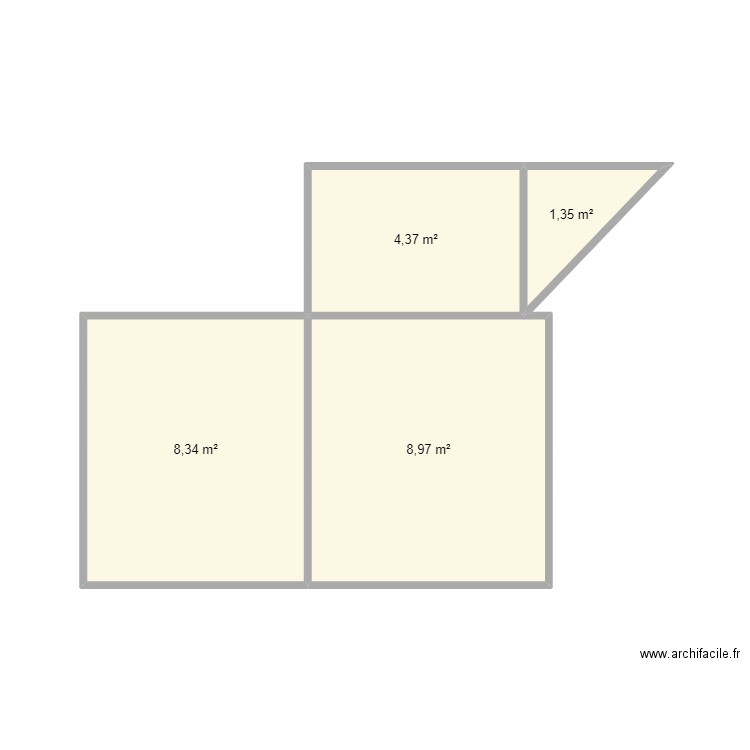 studio st brevin. Plan de 0 pièce et 0 m2