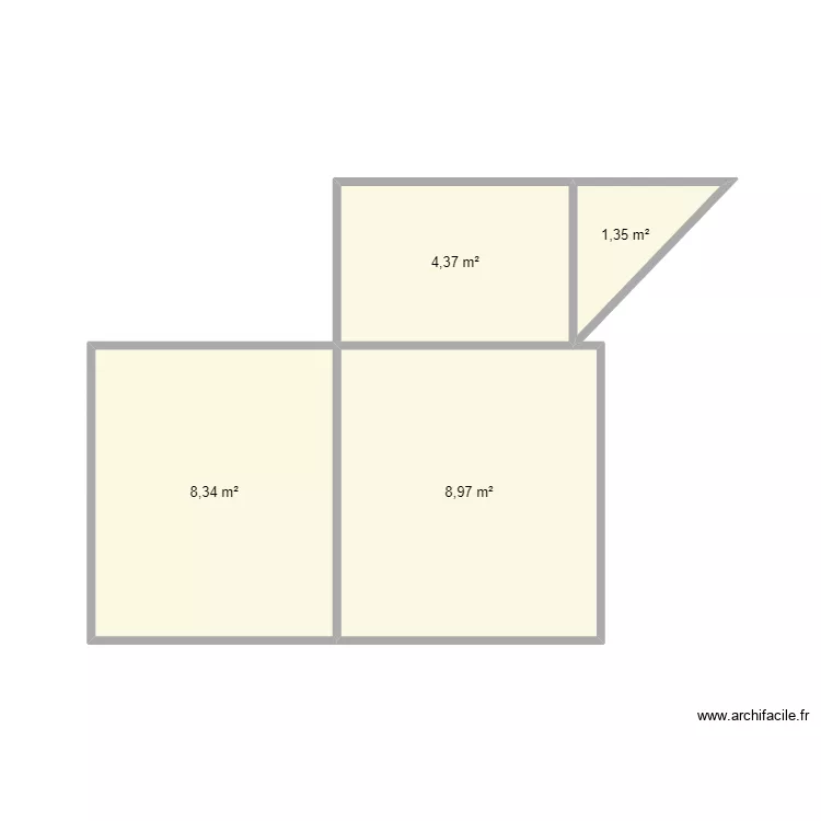 studio st brevin. Plan de 