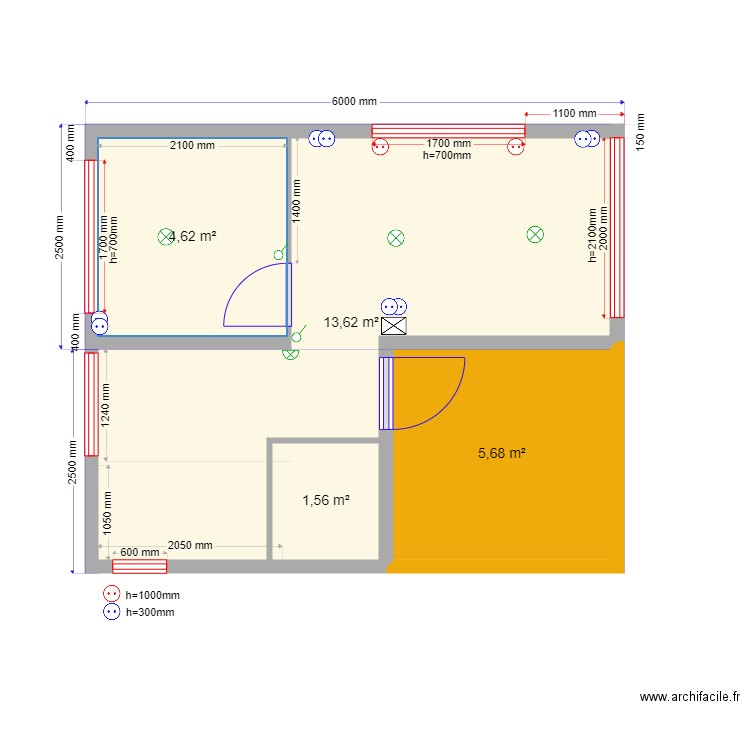 15      1. Plan de 0 pièce et 0 m2