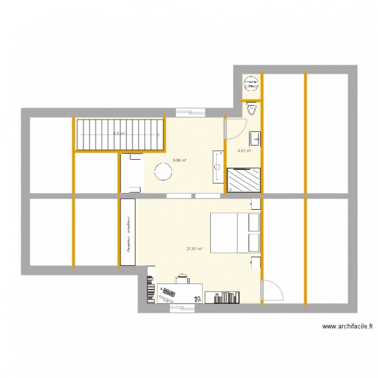 ETAGE 1. Plan de 0 pièce et 0 m2