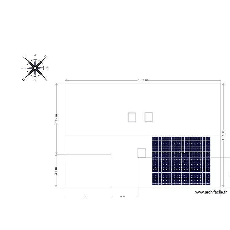 Maison GUDEFIN. Plan de 