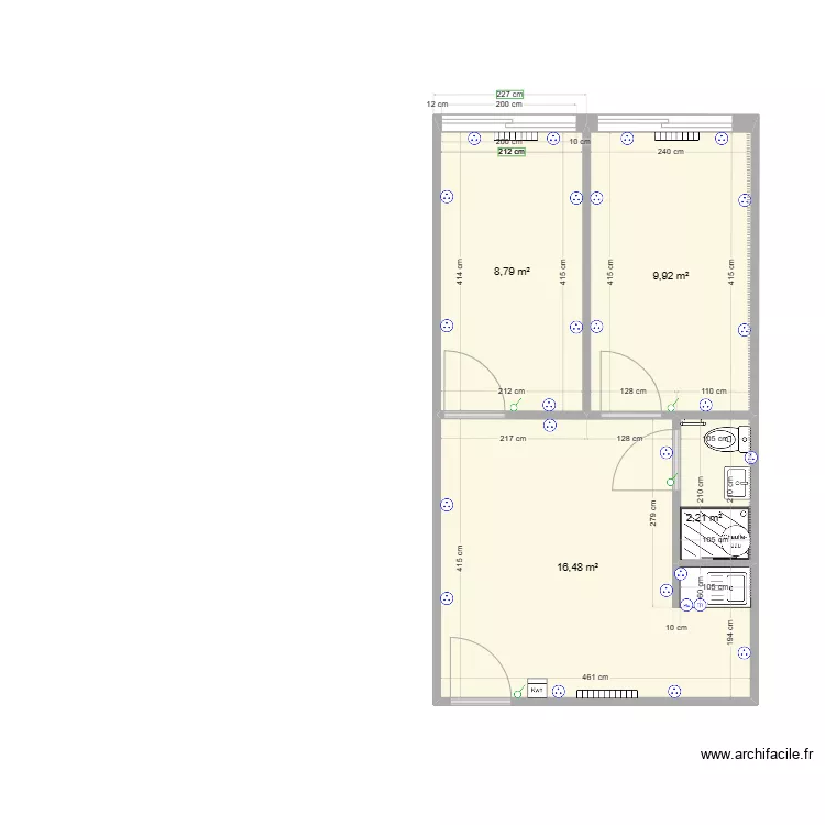 bureaux Bat C. Plan de 