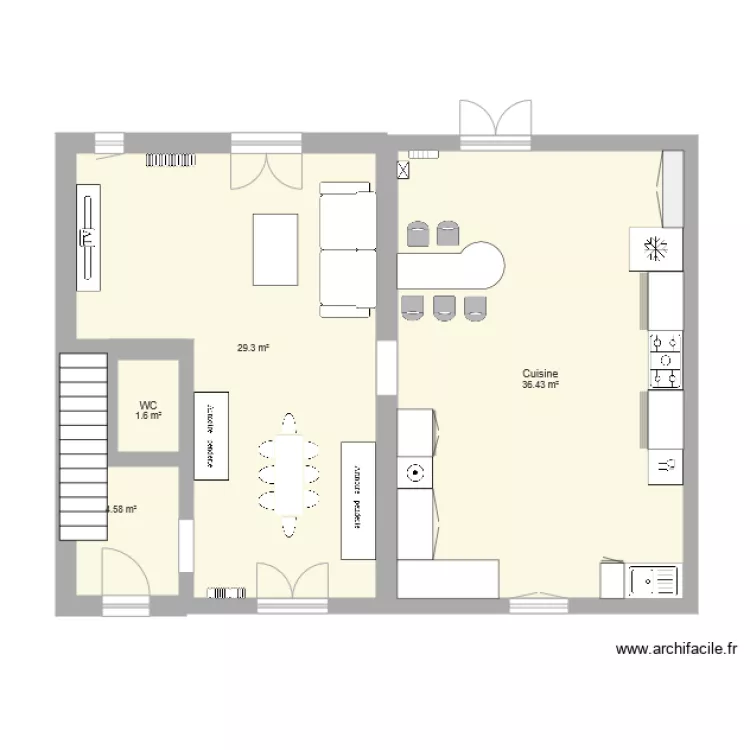 maison titi. Plan de 