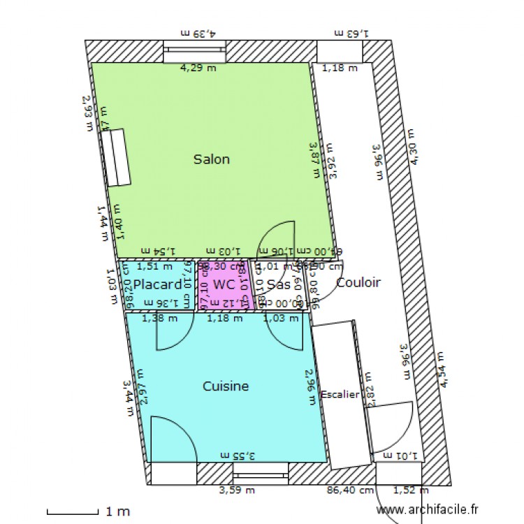 Rez de Chaussée. Plan de 0 pièce et 0 m2