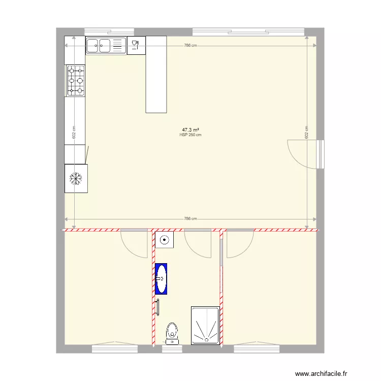 plan termin&eacute;. Plan de 