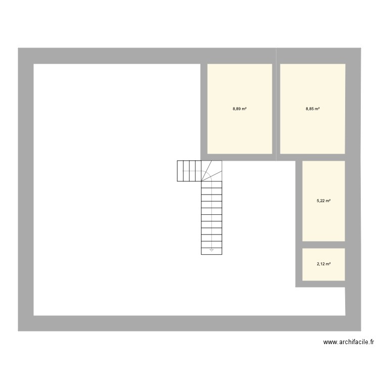 Confort1. Plan de 4 pièces et 25 m2
