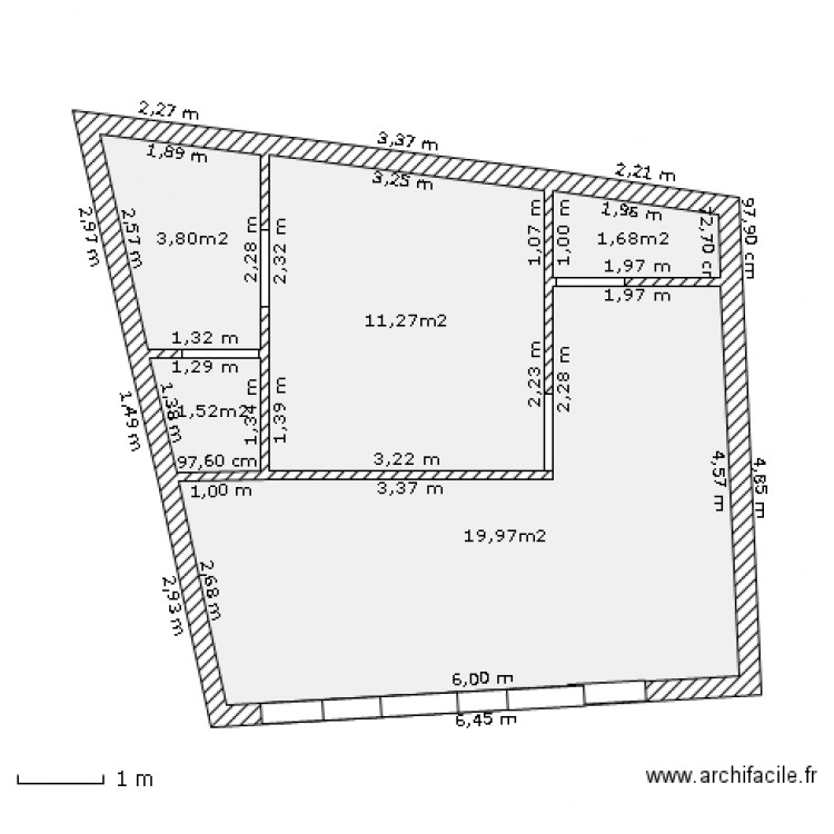 BONNAC. Plan de 0 pièce et 0 m2