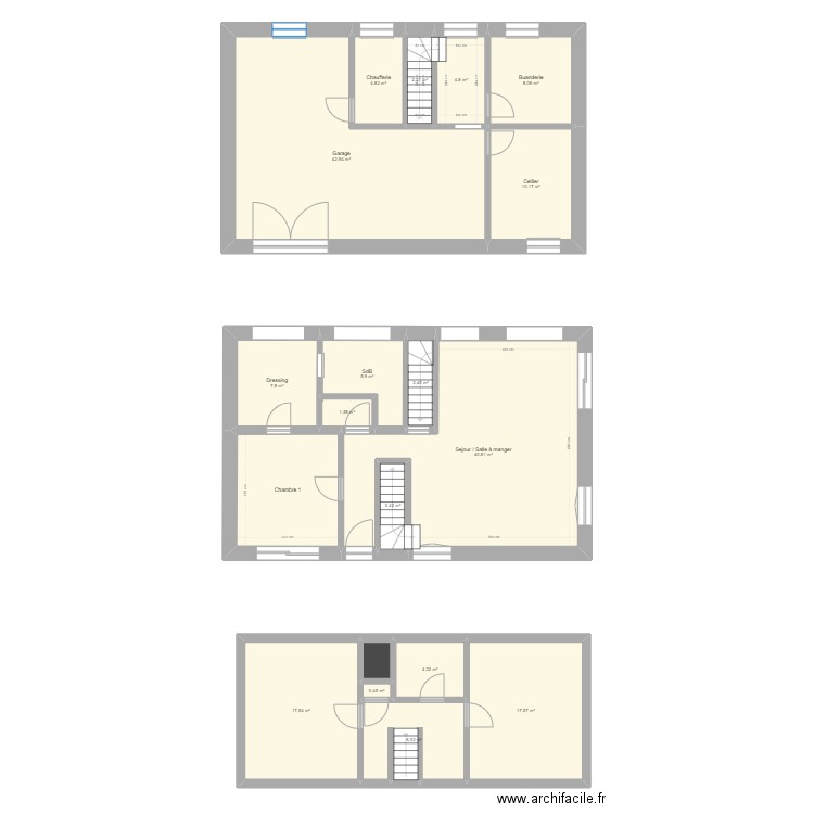 dechy. Plan de 0 pièce et 0 m2