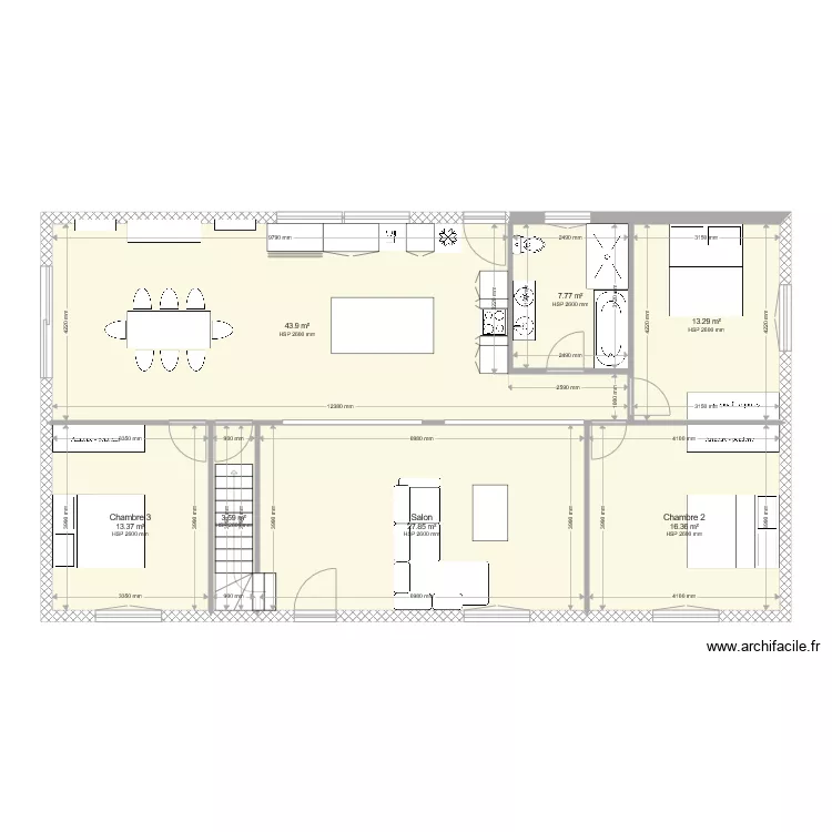 rdc leren 2eme vue. Plan de 