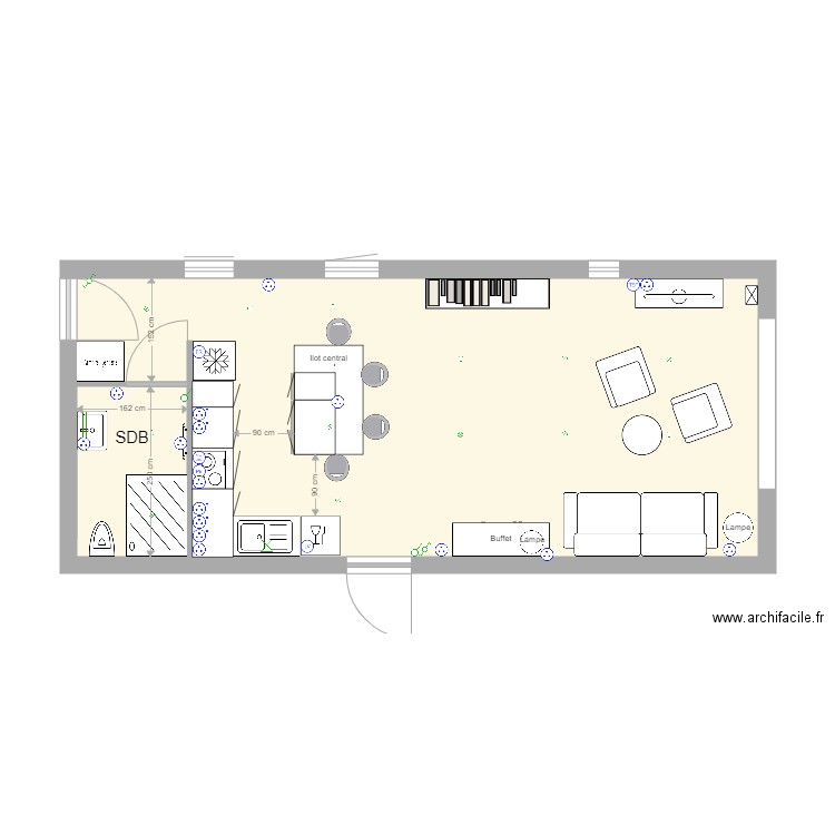 garage Chéloup 2. Plan de 0 pièce et 0 m2