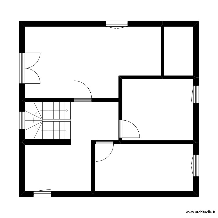 GERNER. Plan de 13 pièces et 143 m2