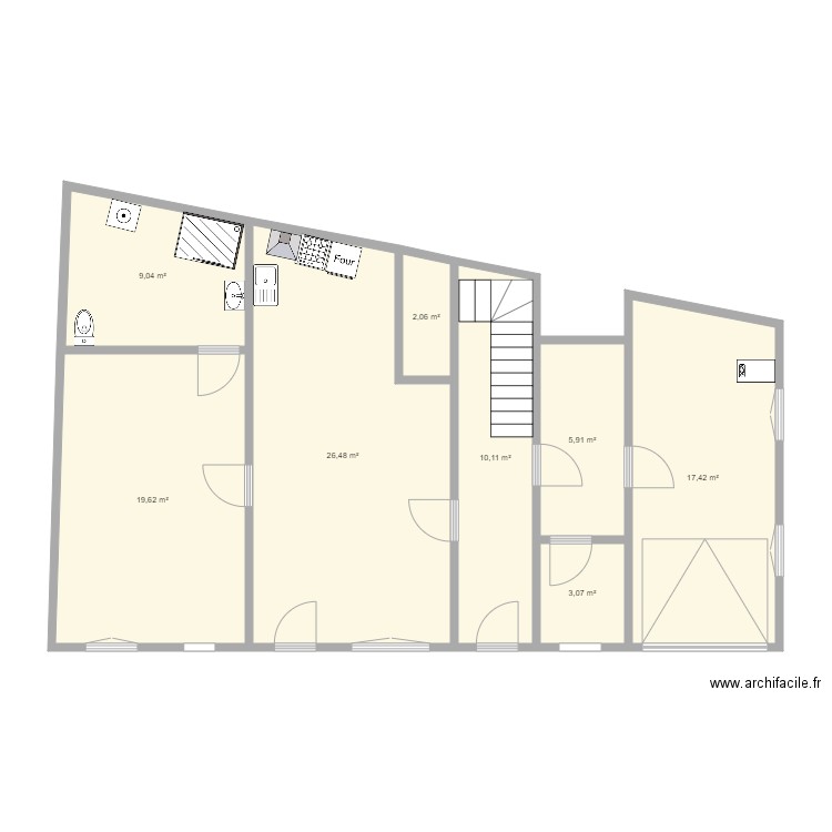 RDC ST ESPRIT. Plan de 20 pièces et 276 m2