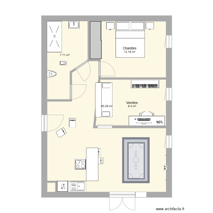 Appartement Vitrolles. Plan de 0 pièce et 0 m2