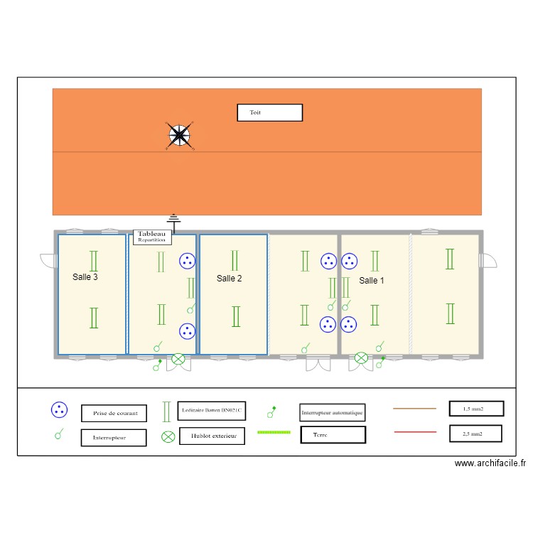 Lycée Anbohimandroso Bt A classes 1-2-3 - 21/04/2023 . Plan de 0 pièce et 0 m2