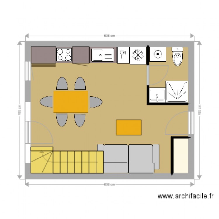 les coches 3. Plan de 0 pièce et 0 m2