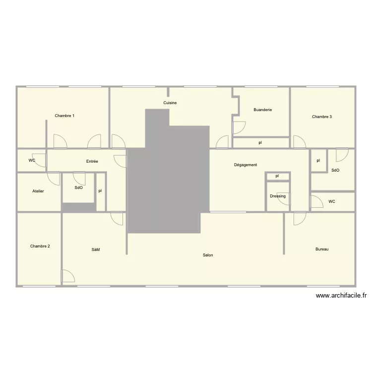 60 st mand&eacute;. Plan de 