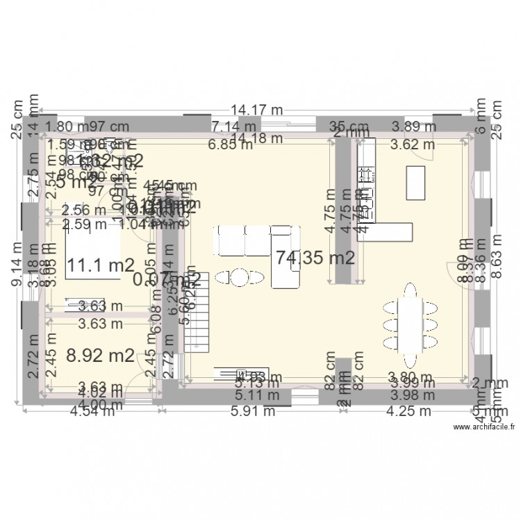 rdc. Plan de 0 pièce et 0 m2