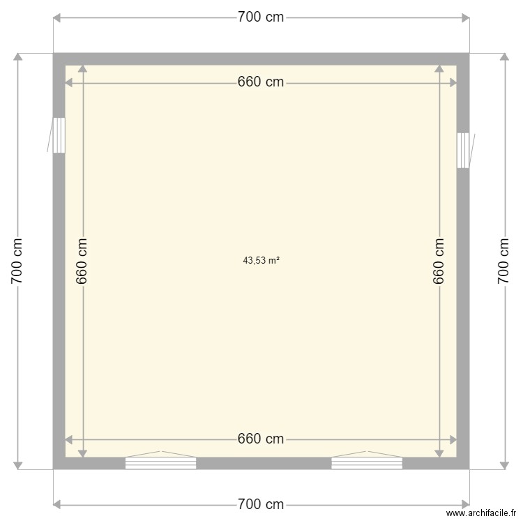 VALETTE étage. Plan de 0 pièce et 0 m2