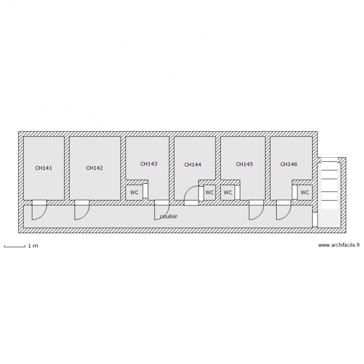 BAT B 1ER. Plan de 0 pièce et 0 m2