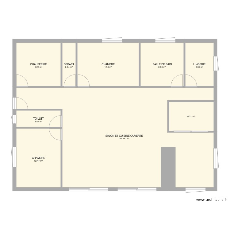 MAISON 3. Plan de 0 pièce et 0 m2