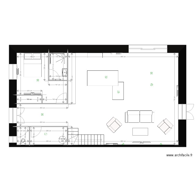 courcy maison plomberie 1. Plan de 0 pièce et 0 m2