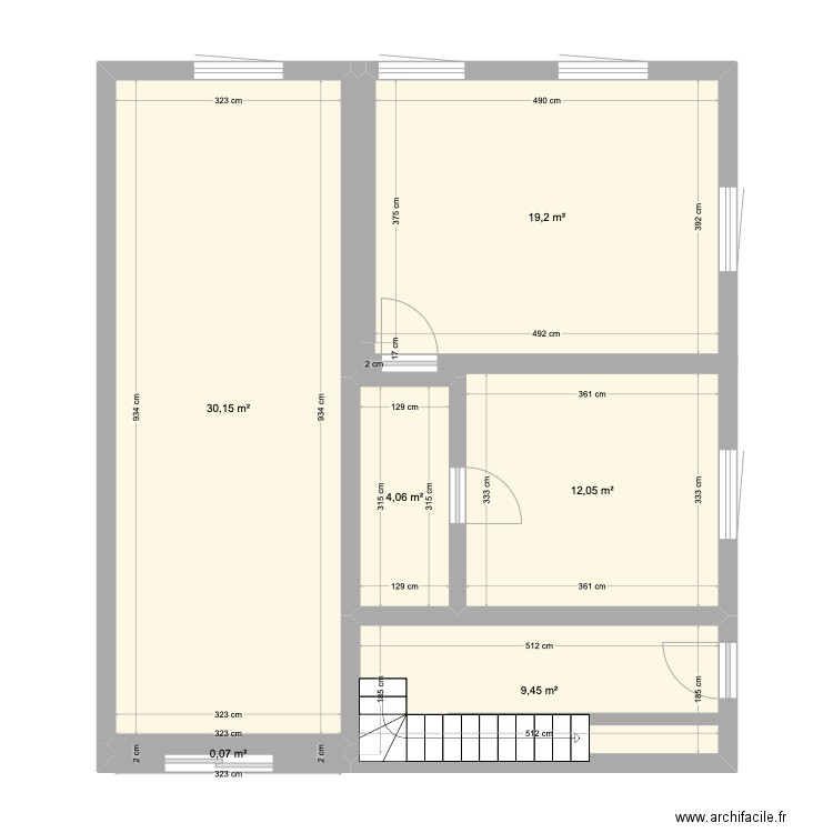 Rdc projet 2. Plan de 0 pièce et 0 m2
