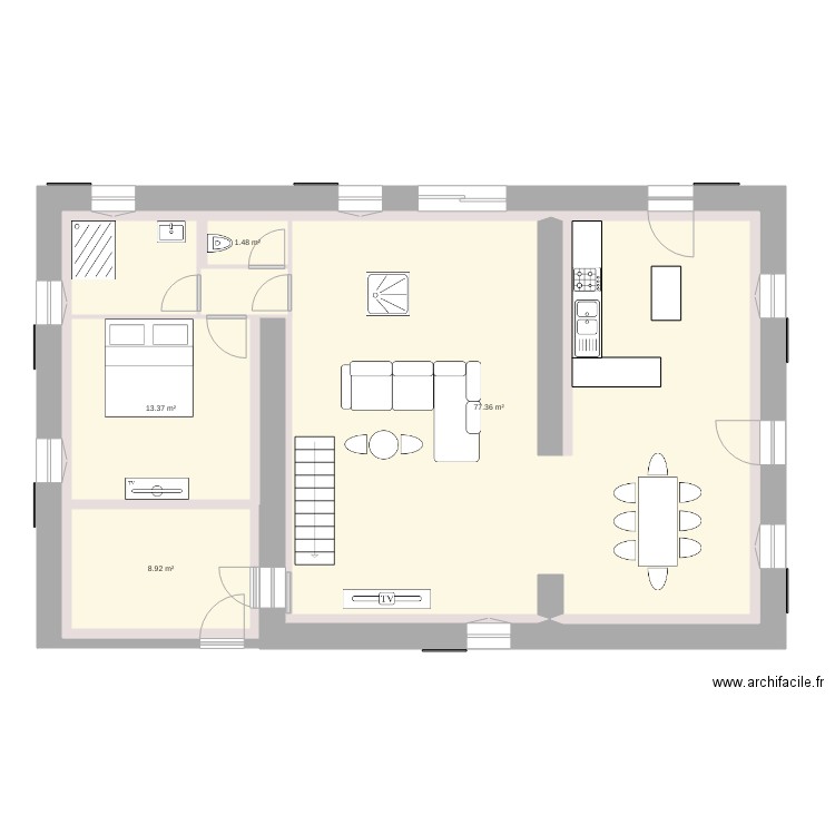 rdc new 3. Plan de 0 pièce et 0 m2