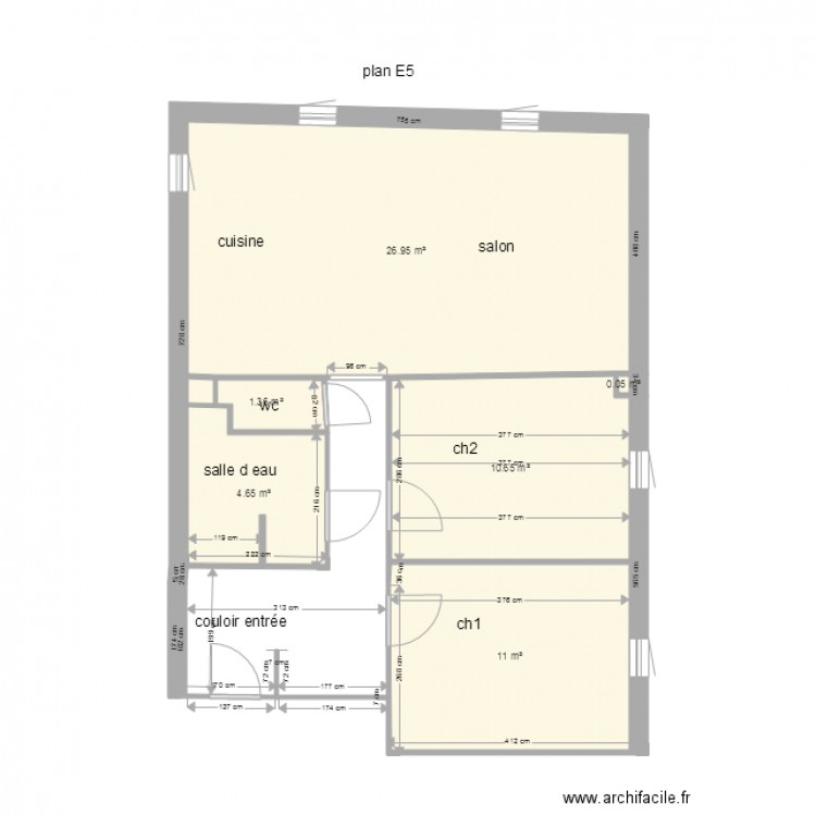 Moulin E5. Plan de 0 pièce et 0 m2