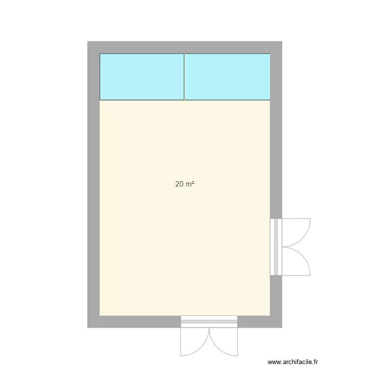 garage. Plan de 