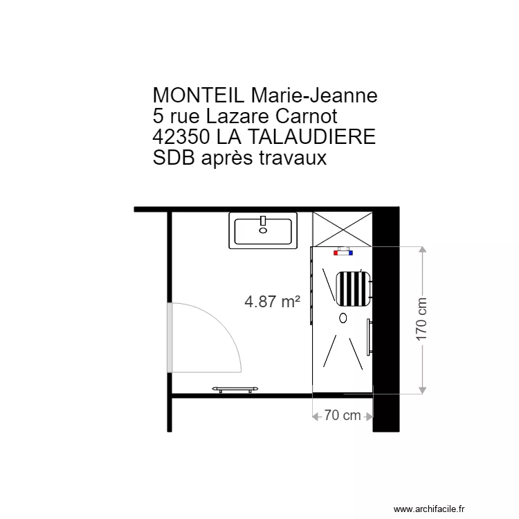 VV MONTEIL . Plan de VV MONTEIL . Plan de
