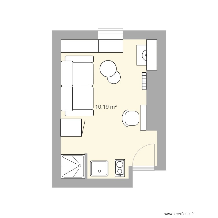 Denis Poisson Chambre. Plan de 0 pièce et 0 m2