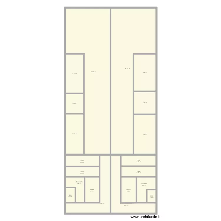 Montlhery 65 Gambetta Projet. Plan de Montlhery 65 Gambetta Projet. Plan de
