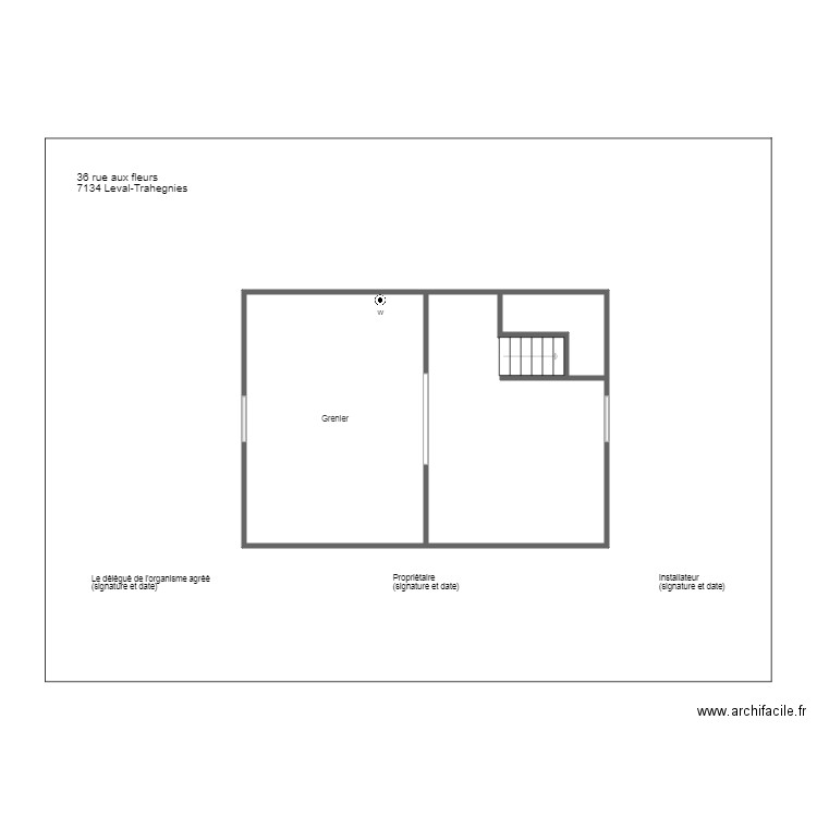 grenier nicolas. Plan de 0 pièce et 0 m2