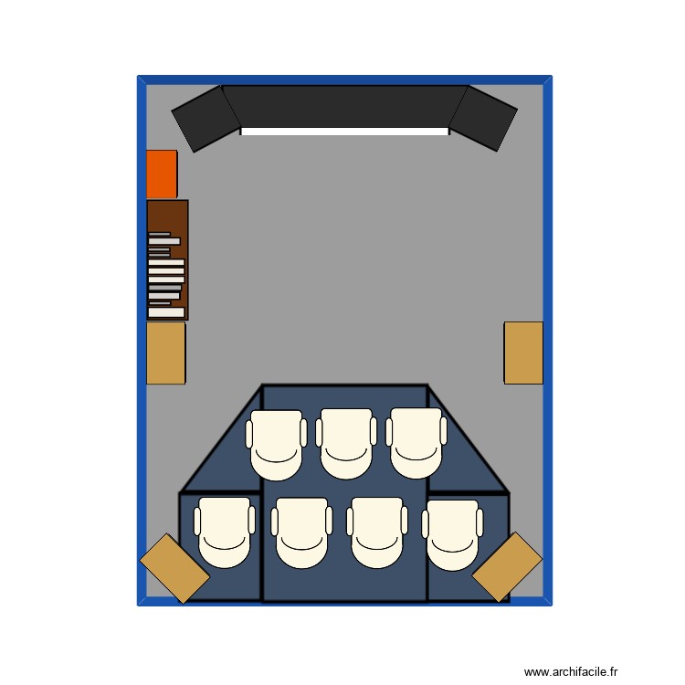Salle MACH 4. Plan de 0 pièce et 0 m2