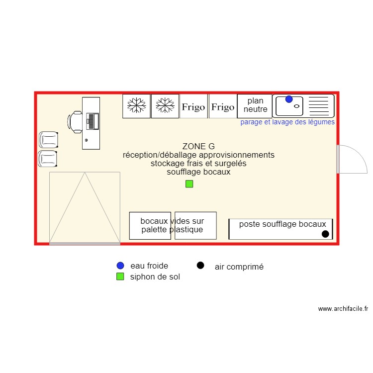 ZONE G POINTS EAU F et AIR 130219. Plan de 0 pièce et 0 m2