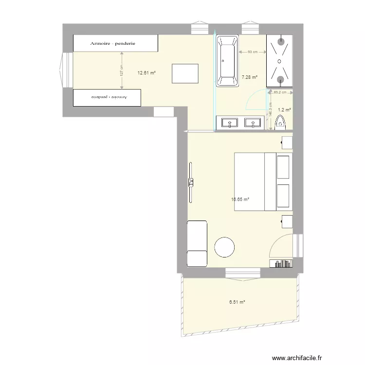 suite parentale 4. Plan de 