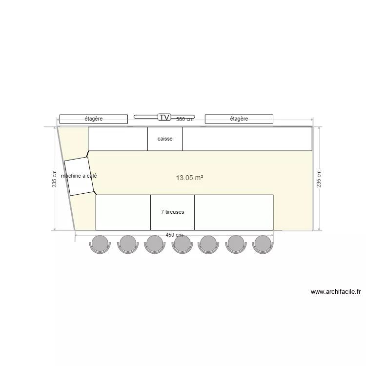 bar cornebarrieu. Plan de 