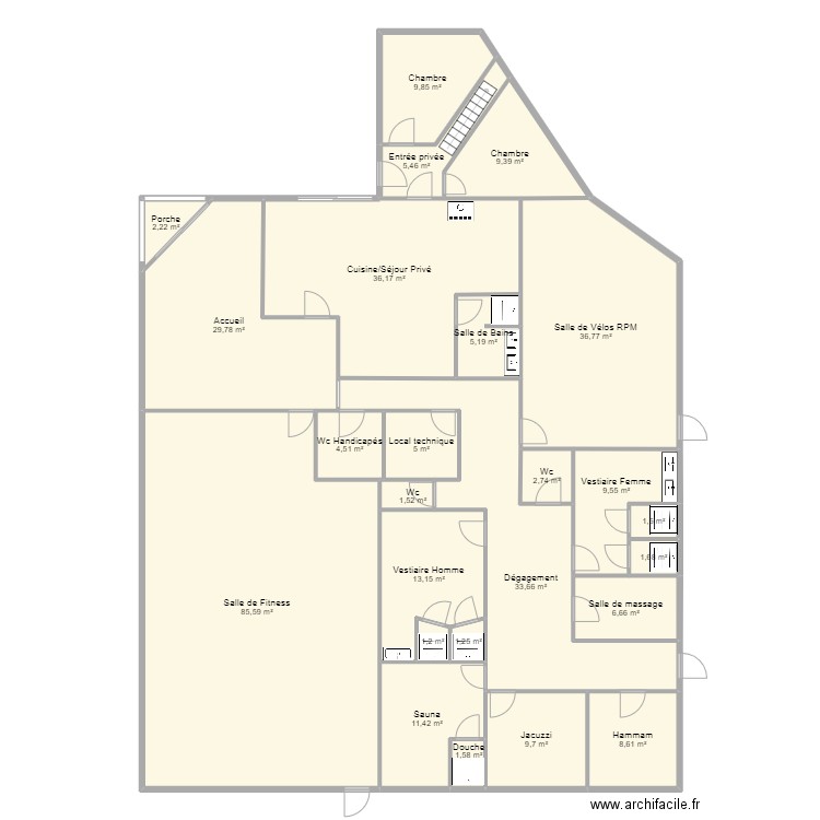 APOLLON VENUS CLUB. Plan de 0 pièce et 0 m2