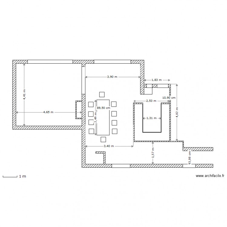 de cacqueray cuisine. Plan de 0 pièce et 0 m2