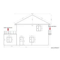 Pouanc&eacute; - Fa&ccedil;ade Ouest - Projet