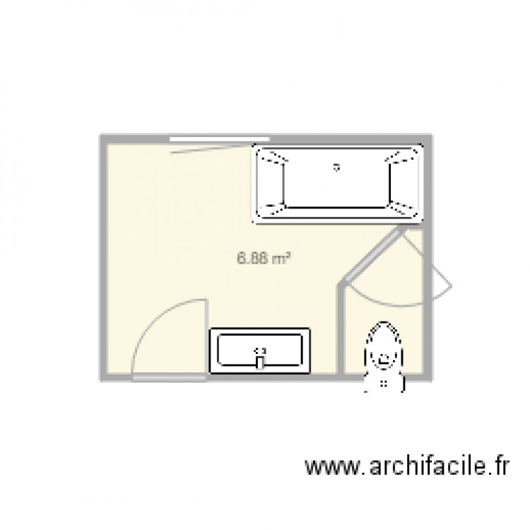 SALLE DE BAIN 4. Plan de 0 pièce et 0 m2