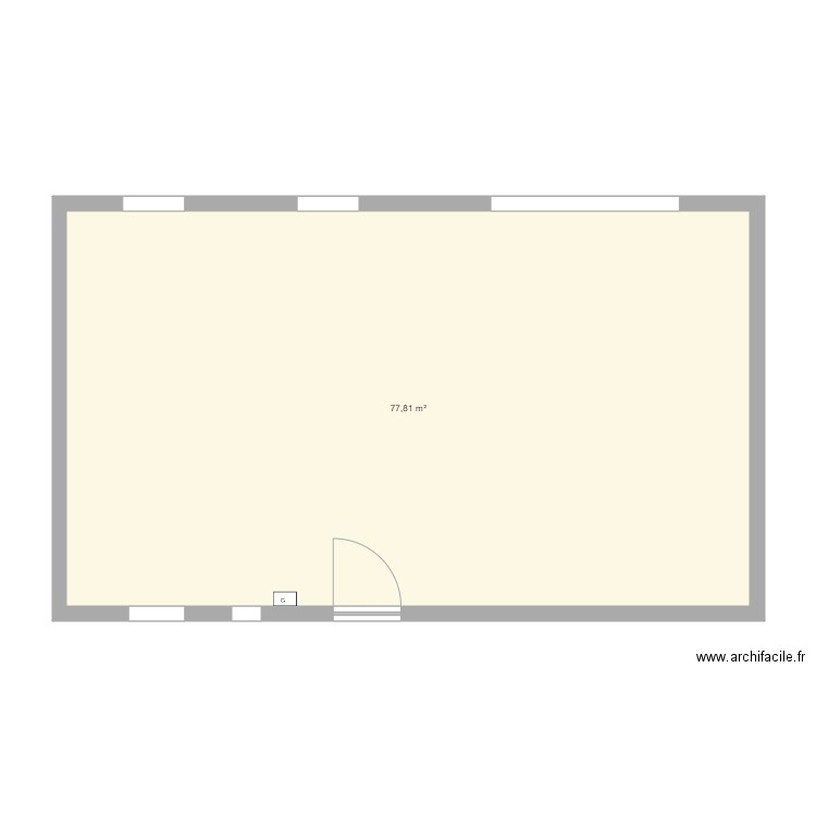 Plan maison Ivala. Plan de 1 pièce et 78 m2
