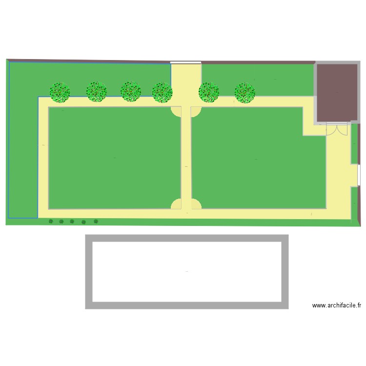 JARDIN CLOUSIERE 3. Plan de 0 pièce et 0 m2