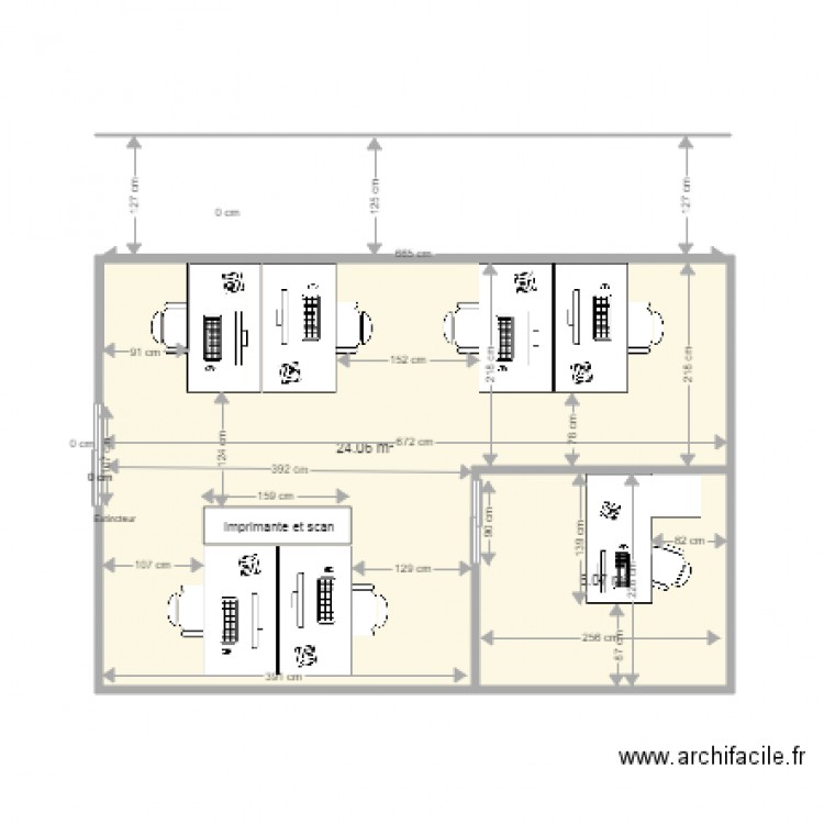 BUREAU 60 V4. Plan de 0 pièce et 0 m2