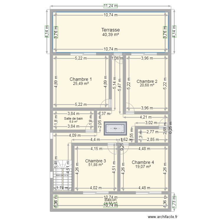 étage 2. Plan de 0 pièce et 0 m2