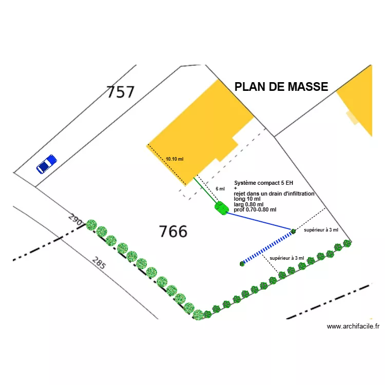 Souverin. Plan de 
