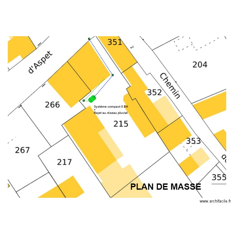 mascarte. Plan de 0 pièce et 0 m2