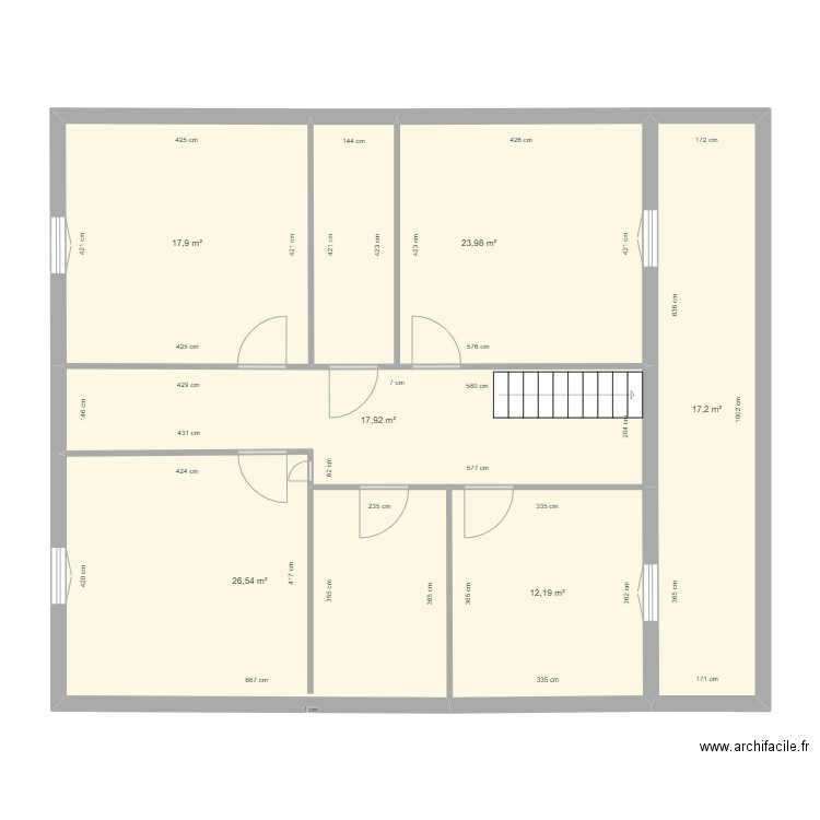 celine rdc. Plan de 6 pièces et 116 m2