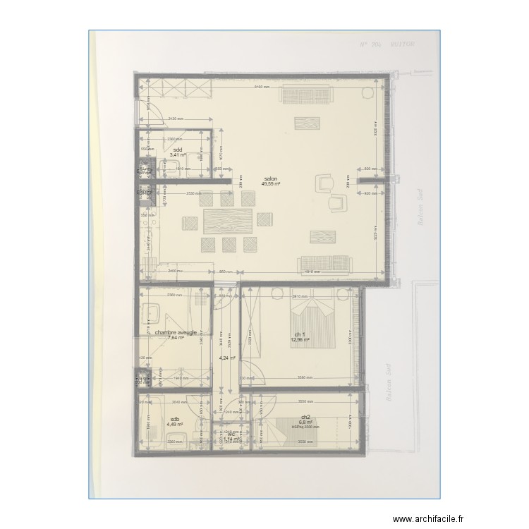 romier. Plan de 0 pièce et 0 m2