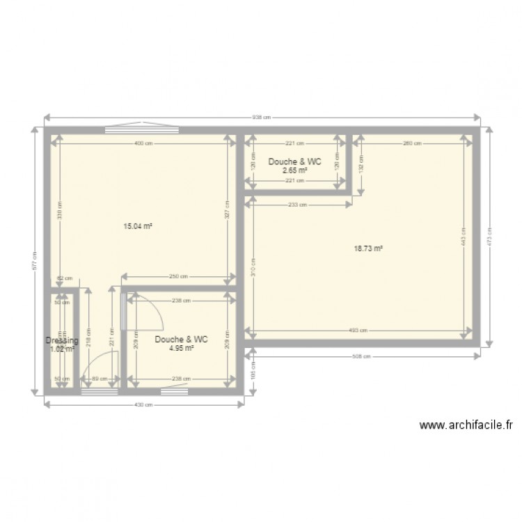 Studio du Derrick. Plan de 0 pièce et 0 m2